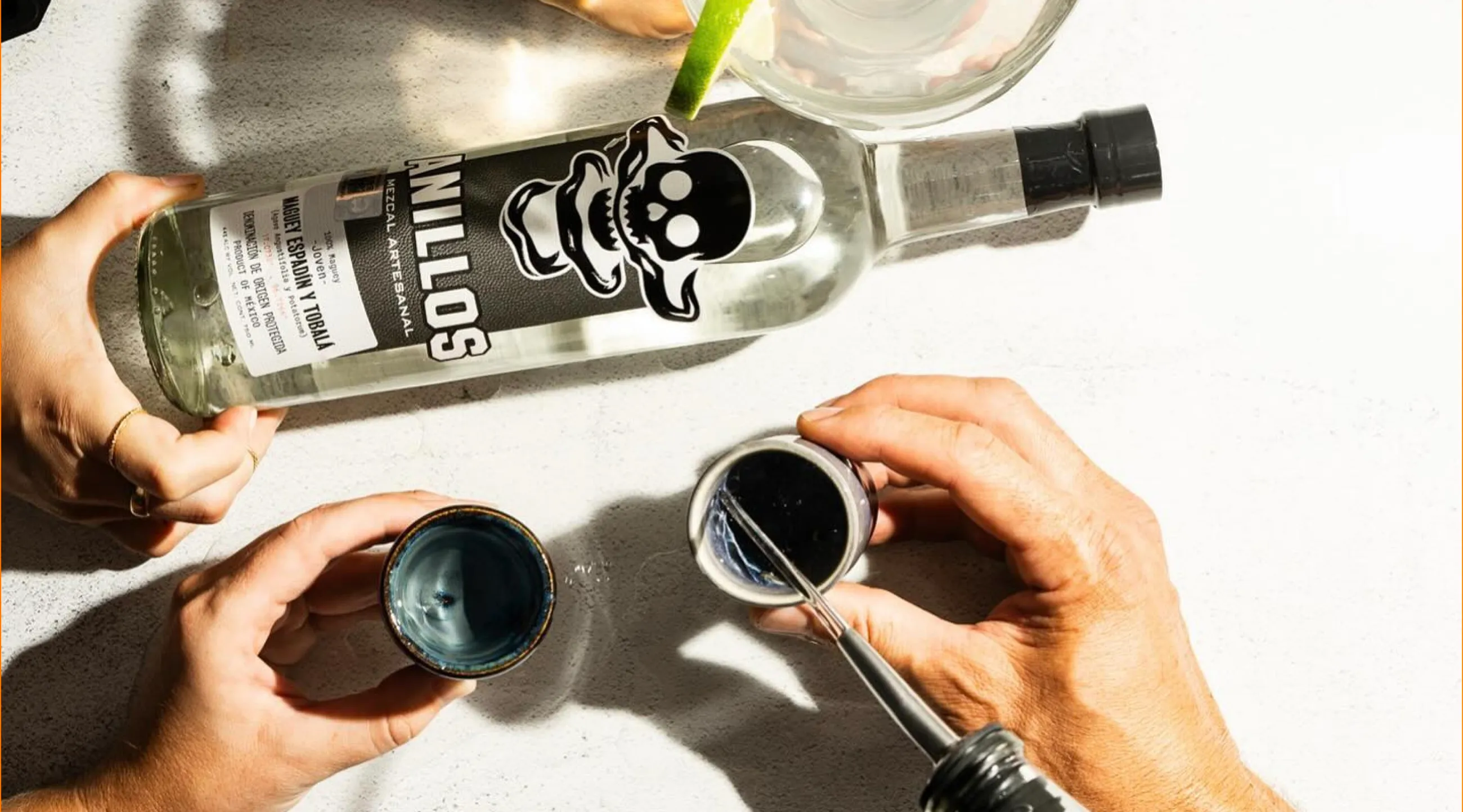 Anillos Mezcal bottle